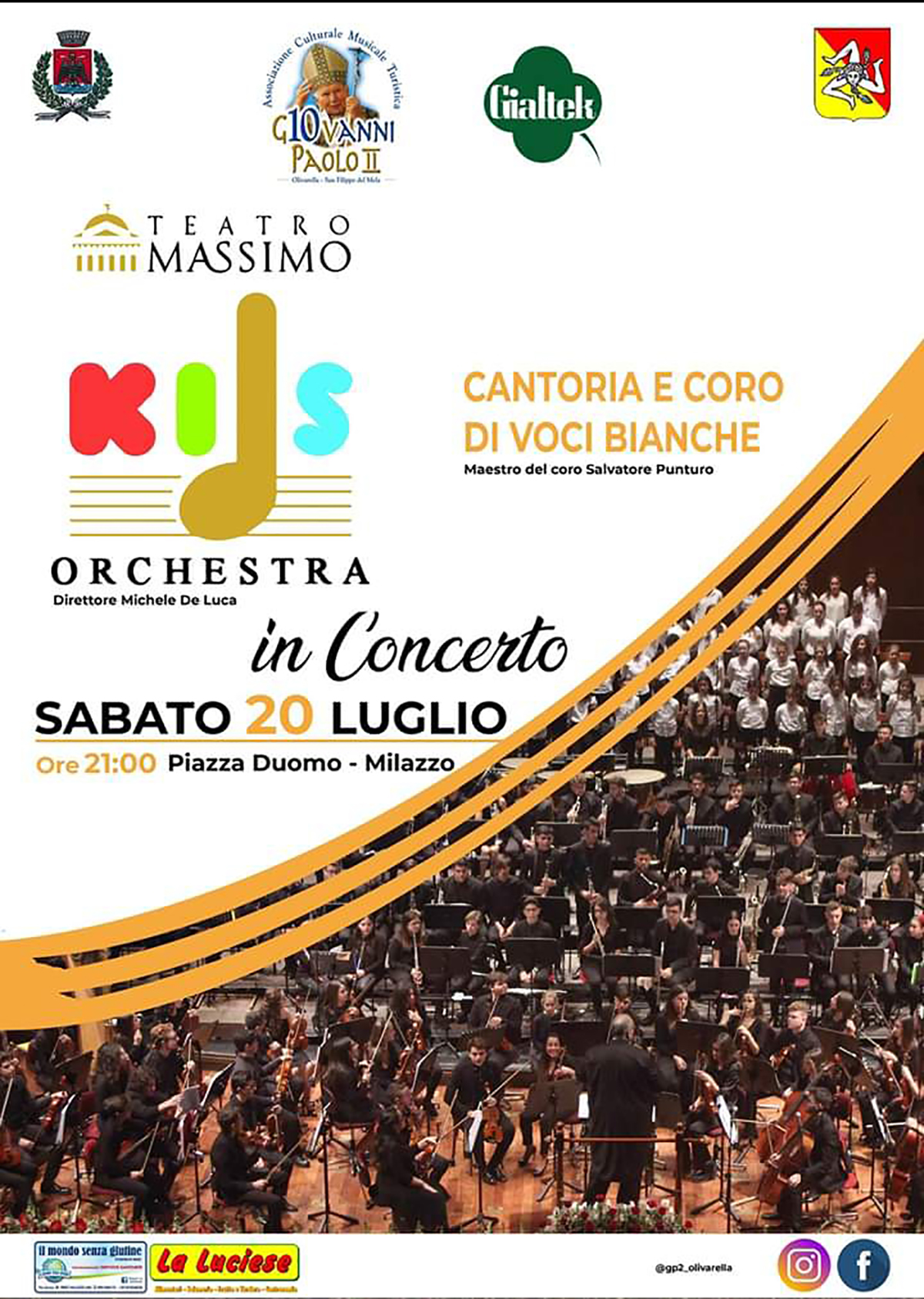 A Piazza Duomo il concerto dell'orchestra giovanile del teatro Massimo ...